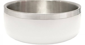 3Bears AntiSkid Double Wall Bowl White 12cm 400ml