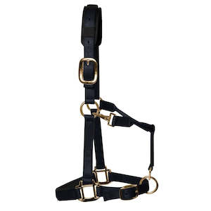 Horse Accessories: KM Elite Head Collar - Medium Black