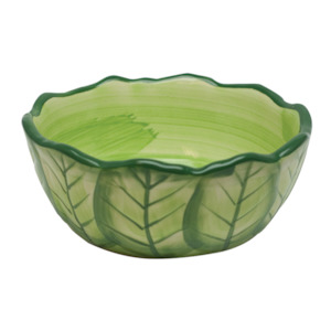 Small Animal Housing Bedding: KT Ceramic Vege-T-Bowl Med Cabbage
