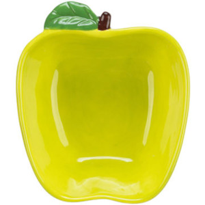 Small Animal Housing Bedding: Ceramic Apple Bowl  - 180mL