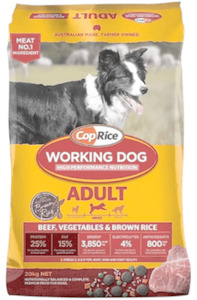 Adult Dog Over 12 Months: Coprice Dog Food - Working Beef
