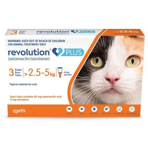 Products: Revolution Plus 2.5-5kg 3 pack Jen's Pet Supplies