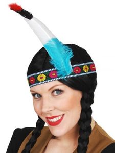 Native American Indian Headpiece Single Feather