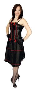 Products: Burlesque Black and Red Ribbon Set