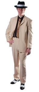 Products: 20s Cream Pinstripe Gangster Suit
