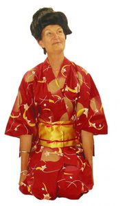 Products: Kimono Red and Yellow