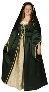 Medieval Dark Green Lady