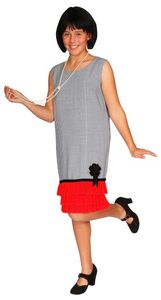 20s Blue Gingham Dress