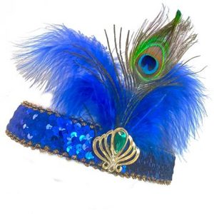 Products: Headgear Gatsby Charleston Peacock Blue