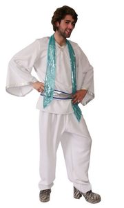 Abba Benny White Silver Set