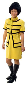 Products: 60s Yellow and Black Minidress
