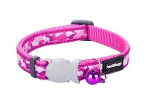 Products: Red Dingo Cat Collar Camo Hot Pink - Petworkz