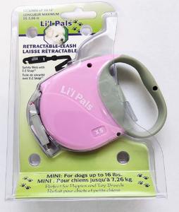 Products: Li'l Pals Retractable Lead Pink - Petworkz