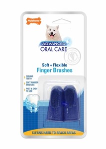 Products: Nylabone Advanced Oral Care Finger Brush Pack 2 - Petworkz