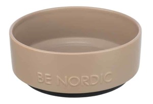 Trixie BE NORDIC Ceramic Bowl Taupe 16cm / 500ml - Petworkz