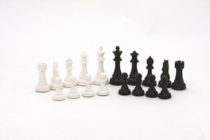 Products: 101mm Dal Rossi Italy Black & White Chess Pieces – PGNZ