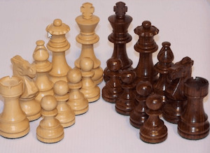 Products: 85mm Double Weighted French Lardy Staunton Boxwood & Sheesham Pieces – PGNZ