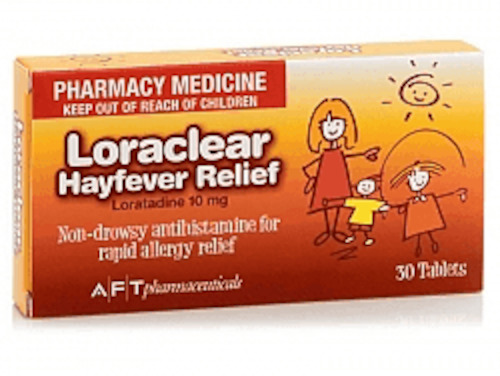 Levrix: Loraclear Antihistamine 10mg 30 Tablets