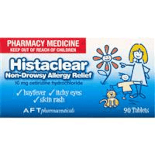 Histaclear 10mg 90 Tablets