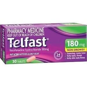 Otrivin: Telfast 180mg 30 Tablets