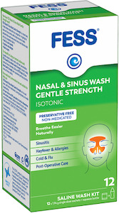 Fess Nasal & Sinus Wash Kit 12 Sachets