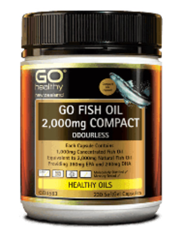 Livon: Go Healthy Fish Oil 2000mg Odourless 230 Capsules