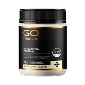 GO Healthy Placenta 20,000mg 180 Capsules