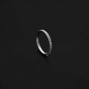 ASTM F136 Implant Grade Titanium Outward Paved CZ Hinged Ring Clicker