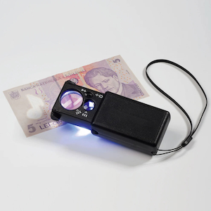 Products: 10x Magnifier with LED & UV – Philatelic Distributors Limited