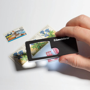POCKET 2.5/10X 5 in 1 Magnifier – Philatelic Distributors Limited