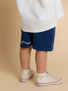 Bottoms: Track Shorts - Navy