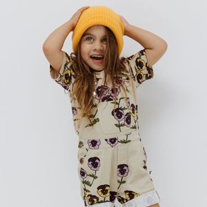 Overalls: Overalls - Pansies
