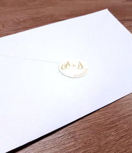 Products: Wedding Date Stickers Phoenix GreetingCard