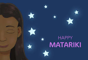 Products: Happy Matariki 2 Phoenix GreetingCard