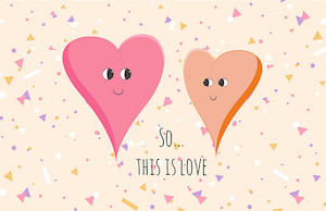 Sweet Hearts Phoenix GreetingCard