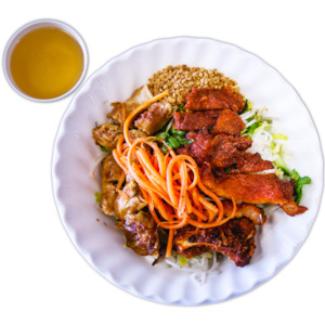 S14. Spring Roll & Pork Chop Noodle Salad