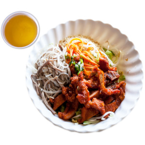 S4. Pork Chop & Shredded pork Noodle Salad