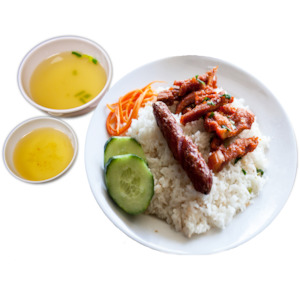 Rice Dishes: R3. Pork Chop & Sausage on Rice