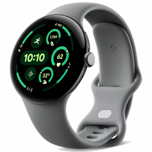 Google Pixel Watch 3 45mm Bluetooth/WiFi Smart Watch Matt Hazel with Hazel Band