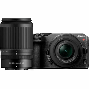 Cameras - Phone Warehouse: Nikon Z30 Mirrorless Camera with 16-50mm 50-250mm Twin Kit – Black