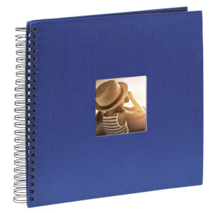 Albums: Hama Blue - Spiral Black Page Album 36cm x 32cm