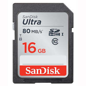 Memory Cards And Usb Memory Cards: SANDISK ULTRA 16GB UHS-1 CL 10 CARD