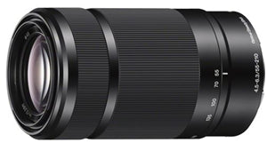 Cameras And Lenses: Sony SEL55210B E Mount OSS Lens 55-210mm f4.5-6.3 Black