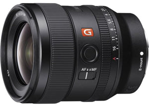 Lenses: Sony Alpha SEL24F14GM FE 24mm F1.4 GM E Mount Lens