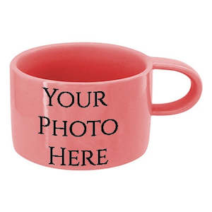 Fathers Day Ideas: 6 oz Macaroon Colour Coffee Mug – Pink