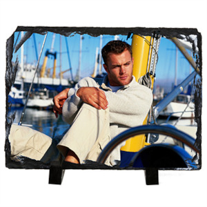 Slate tile 5x7" with Stand