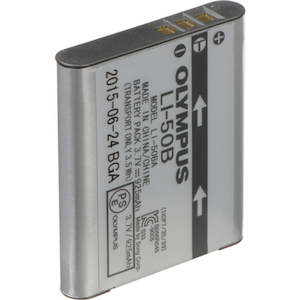 Batteries: Olympus LI-50B Li-ion Battery