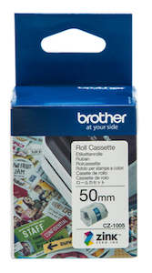 All: Brother CZ-1005 50mm Printable Roll Cassette