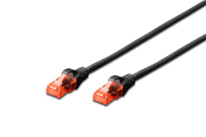 All: Digitus UTP CAT6 Patch Lead - 0.5M Black
