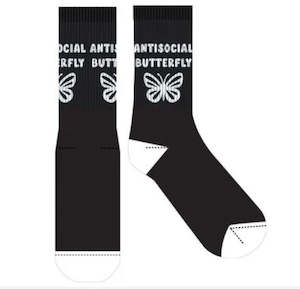 SOCK FF CRW Antisocial Butterfly